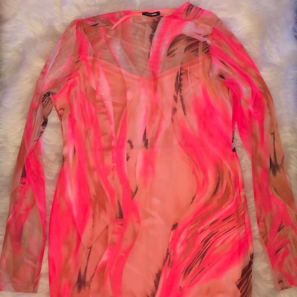 Printed Body Con Dress - Picture 2 of 2